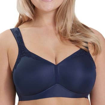 Se Miss Mary of Sweden Miss Mary Smoothly Moulded Soft Bra Bh Mørkblå C 85 Dame ved Timarco