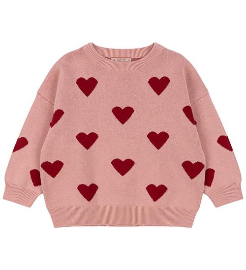 Se Konges Sløjd Konges Sløjd Bluse - Strik - Lapis - Mellow Rose ved KidsWorld