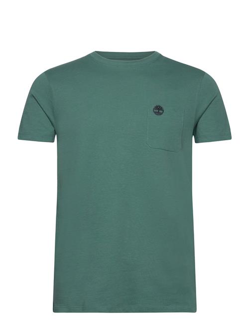 Timberland Dunstan River Chest Pocket Short Sleeve Tee Sea Pine Timberland Green