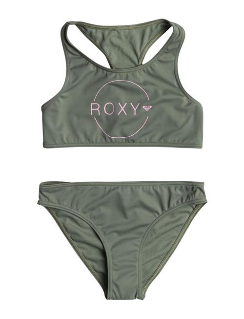 Roxy Basic Active Crop Top Set Roxy Green