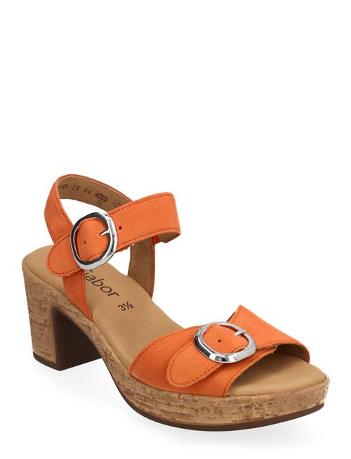 Se Gabor Ankle-Strap Sandal Gabor Orange ved Booztlet