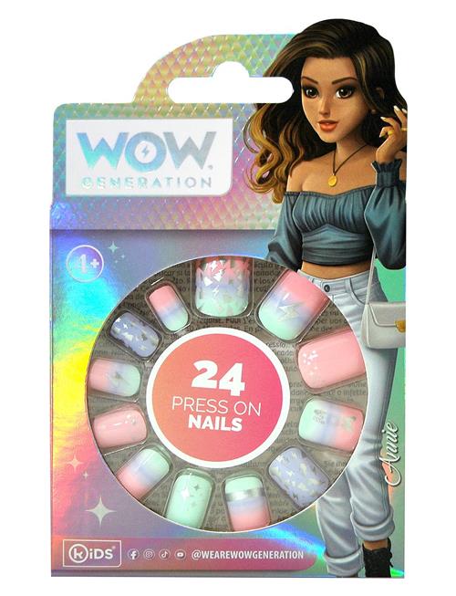 Se WOW Generation Wow® Generation, Press On Nails, 24 Pcs./Pack WOW Generation Patterned ved Booztlet