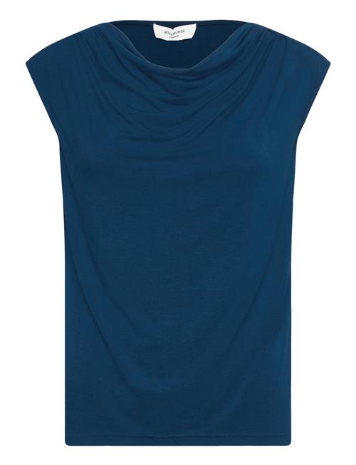 Se Rosemunde Viscose T-Shirt Rosemunde Blue ved Booztlet