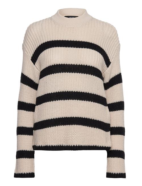 Vero Moda Vmhilda Ls Highneck Pullover Ga Noos Vero Moda Beige