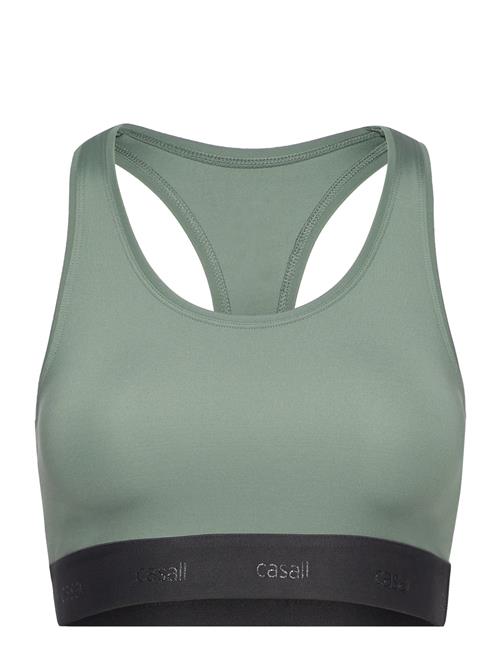 Se Casall Graphic Sports Bra Casall Green ved Booztlet