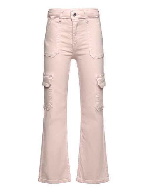 Mango Pocket Cargo Jeans Mango Pink