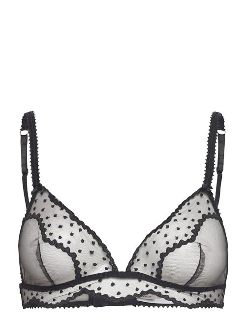 Se Etam Emerveillee Wireless Triangle Bra Etam Black ved Booztlet