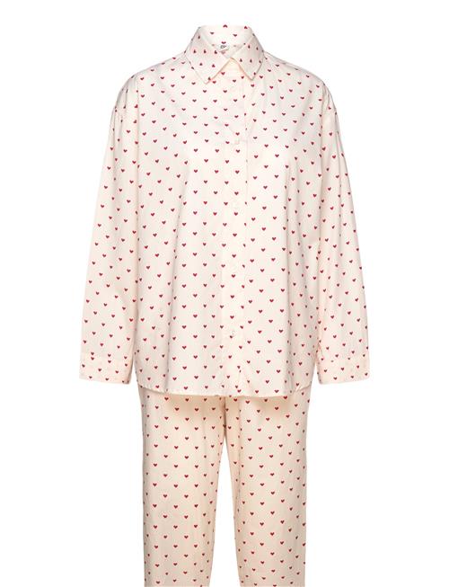 Amor Pyjamas Set Becksöndergaard Cream