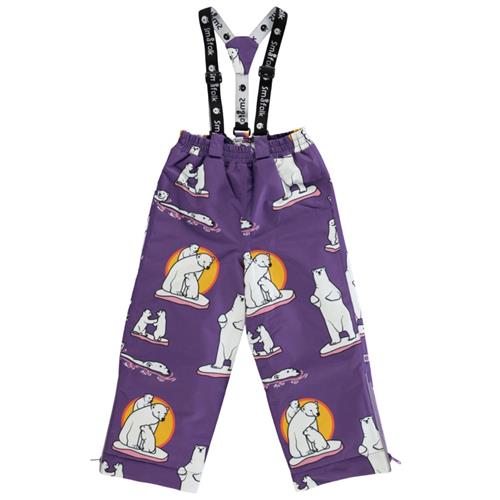 Se Småfolk Skibukser Polar Bears Purple Heart | Lilla | 3-4 years ved Babyshop