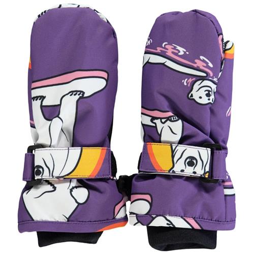 Småfolk Ski vanter Polar Bears Purple Heart | Lilla | 0-2 years