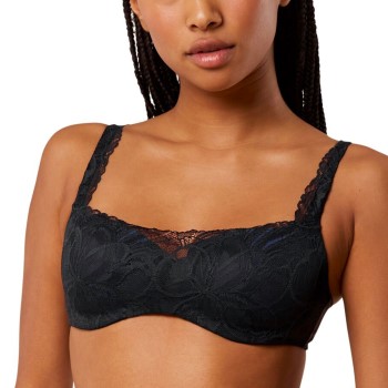 Triumph Bh Body Make-Up Illusion Lace Balconette Sort B 75 Dame