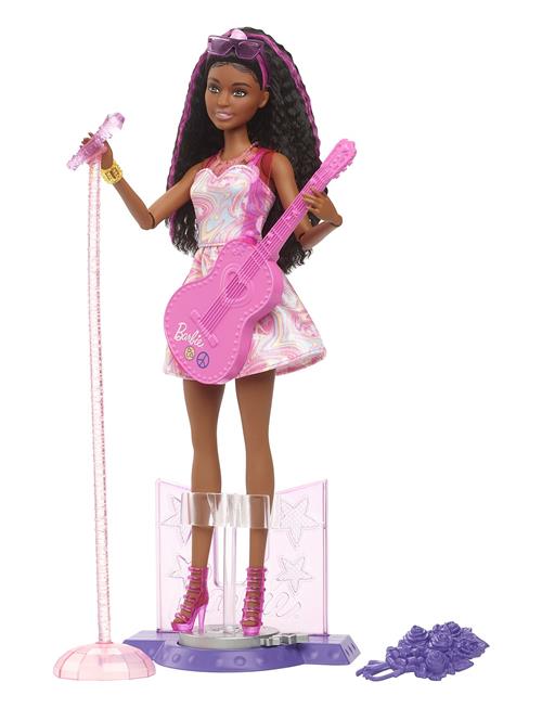 Se Barbie Pop Star Doll Barbie Patterned ved Booztlet