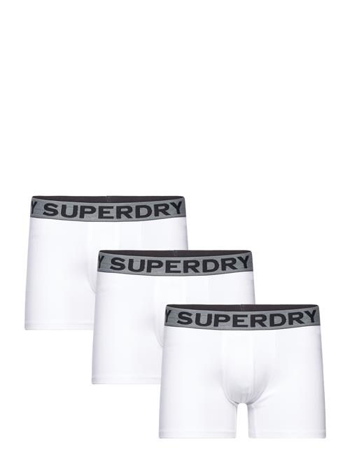 Superdry Boxer Triple Pack Superdry White