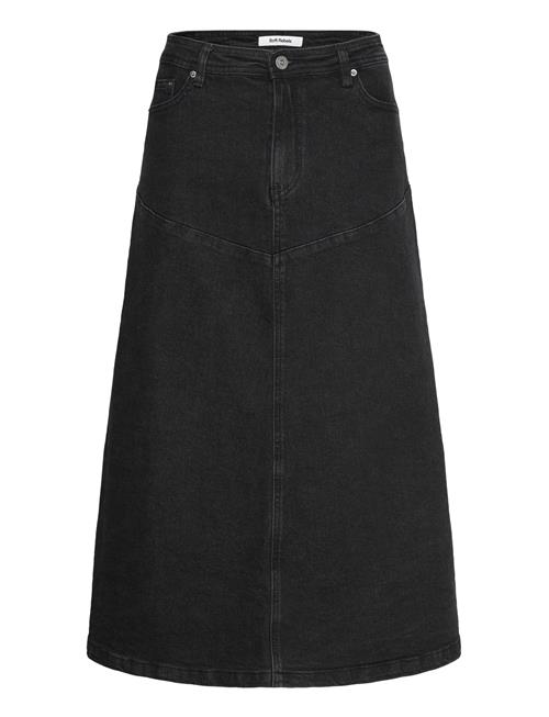 Soft Rebels Srjennie Denim Midi Skirt Soft Rebels Black