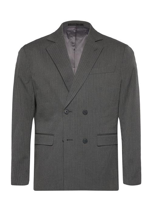 Casual Friday Cfbruce Pinstriped Relaxed Blazer Casual Friday Grey