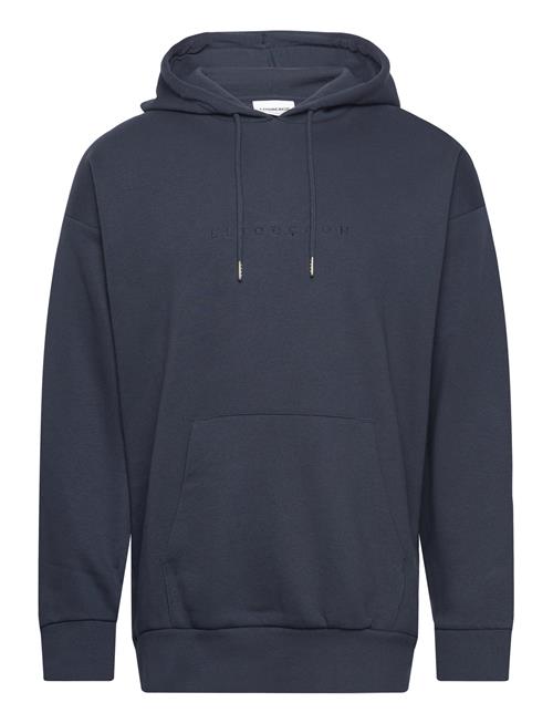 Se Lindbergh Over D Brand Carrier Hoodie Lindbergh Navy ved Booztlet