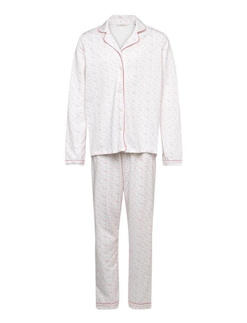 Printed Cotton Pyjamas Mango White