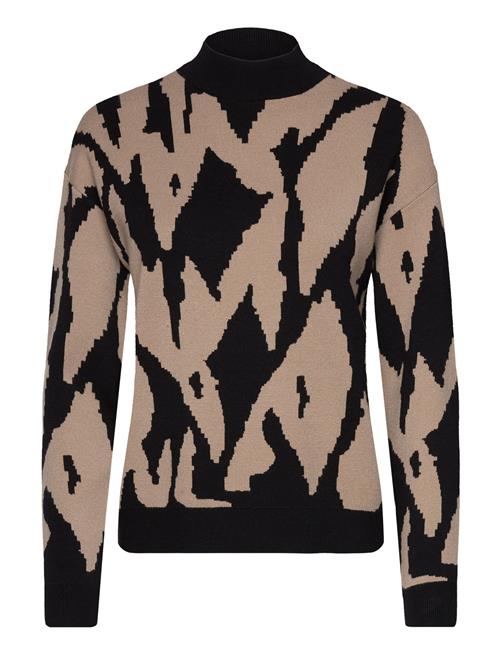 Vero Moda Vmgold New Art Ls Highneck Pullover Ga Vero Moda Brown