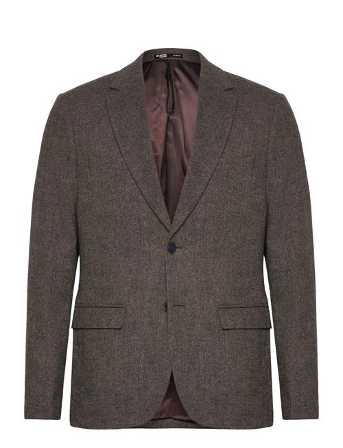 Se Selected Homme Slhslim-Reed Wool Blz Noos Selected Homme Brown ved Booztlet