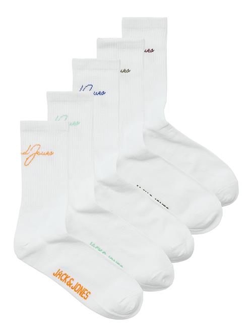 Jack & Jones Jaclukas Tennis Socks 5 Pack Jnr Jack & J S White