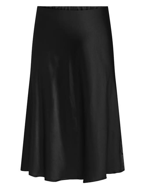 Cardomina Satin Calf Skirt Wvn ONLY Carmakoma Black