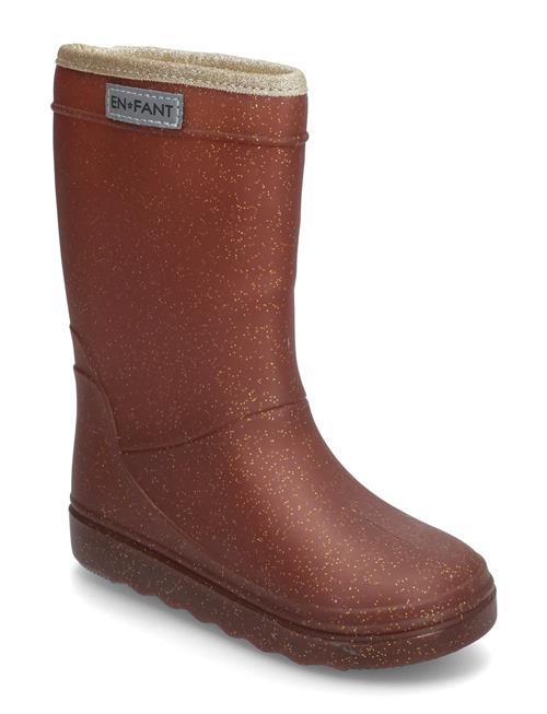 En Fant Thermo Boots Glitter En Fant Brown