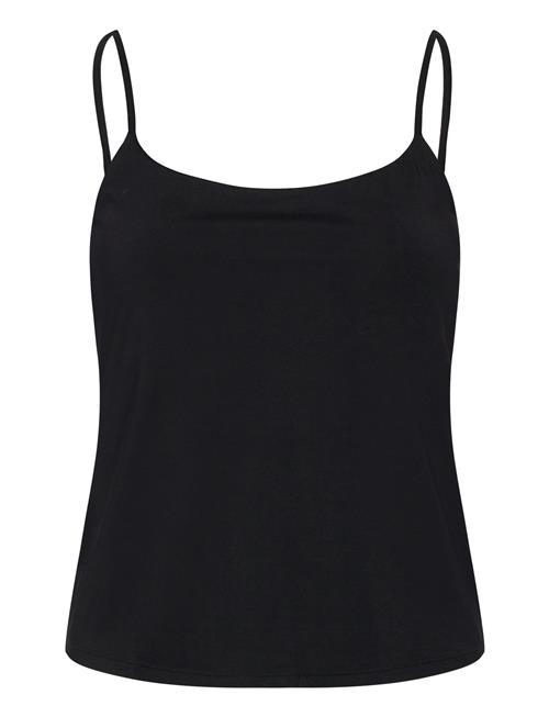 Se Mango Low-Cut Tank Top Mango Black ved Booztlet