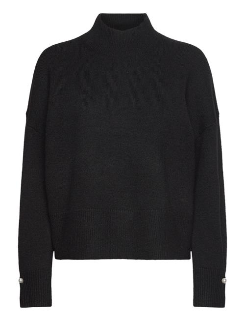 French Connection Kezia Pearl Cuff Detail Jumper French Connection Black