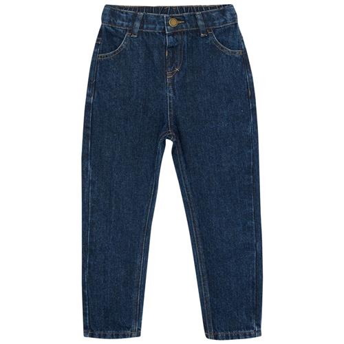 Se EnFant Jeans Dark Blue Denim | Marine blå | 110 cm ved Babyshop