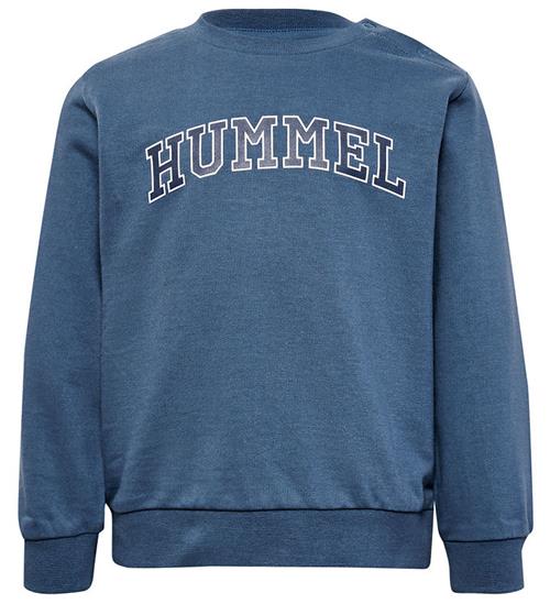 Se Hummel Hummel Sweatshirt - HmlLime - Bering Sea ved KidsWorld