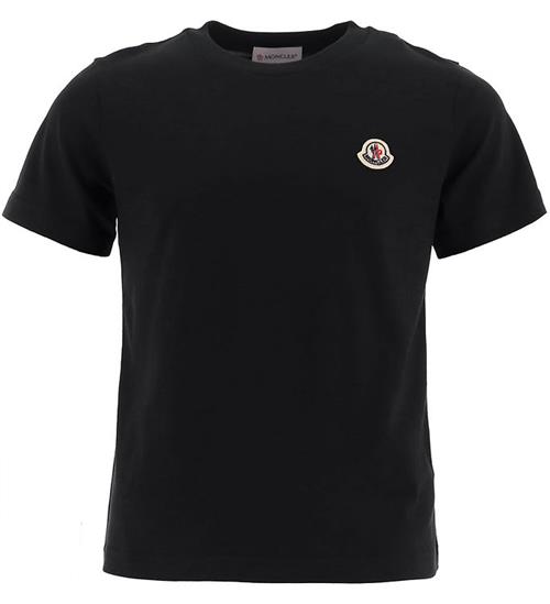 Se Moncler Moncler T-shirt - Sort ved KidsWorld