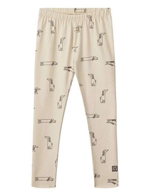 Se Liewood Marie Printed Leggings Liewood Cream ved Booztlet