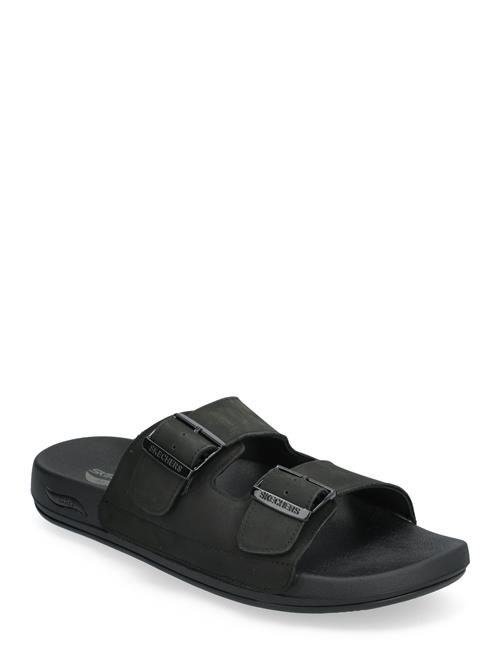 Se Skechers Mens Arch Fit Pro Sandal Skechers Black ved Booztlet