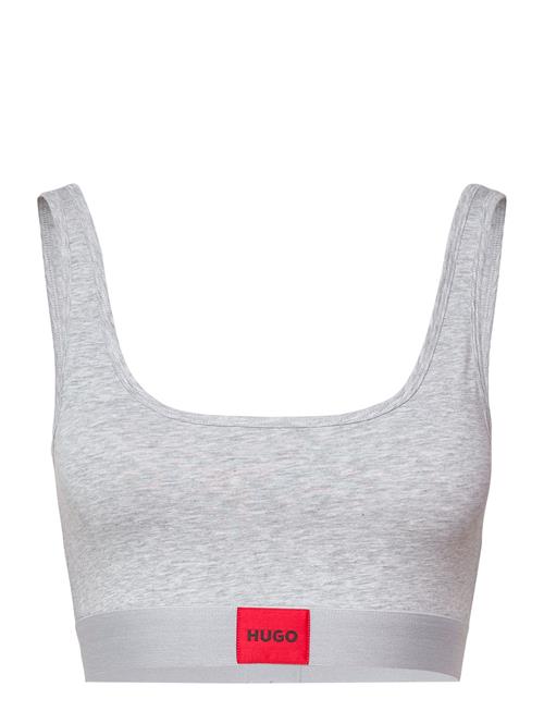 Se HUGO Bralette Red Label HUGO Grey ved Booztlet