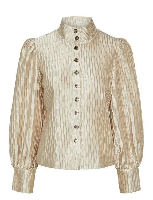 Yasripple Ls Shirt S. Noos YAS Cream
