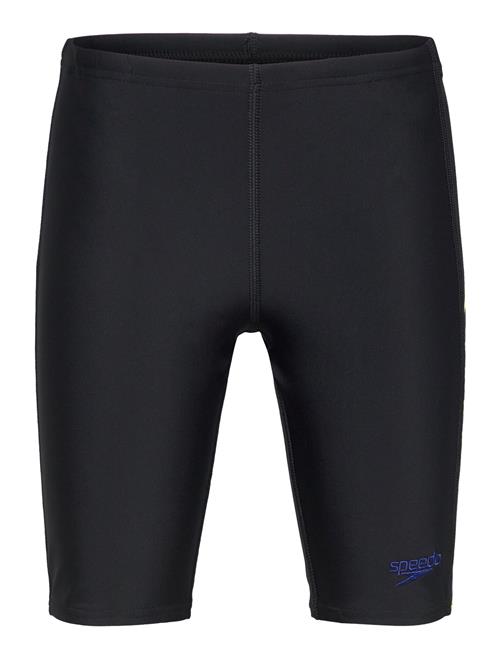 Boys Plastisol Placement Jammer Speedo Black