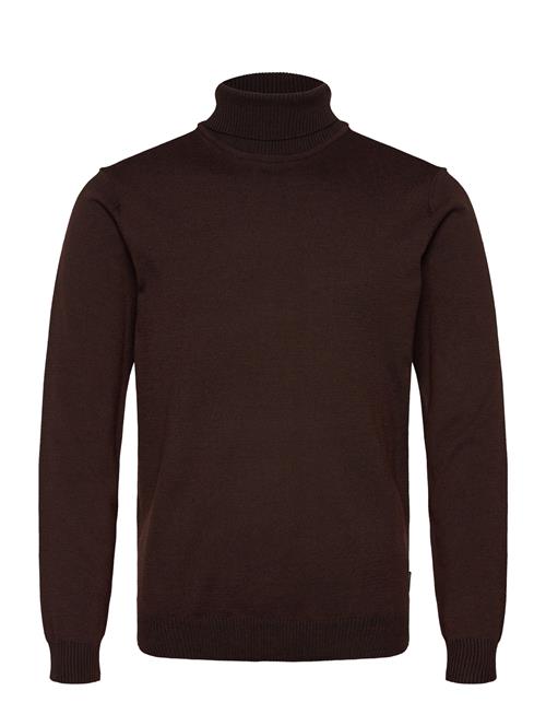 Bhbruton Roll Neck Knit Blend Brown