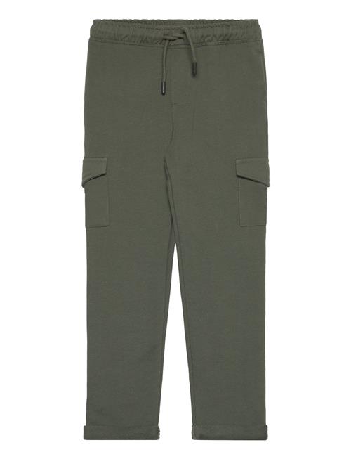 Mango Cotton Jogger Cargo Pants Mango Green