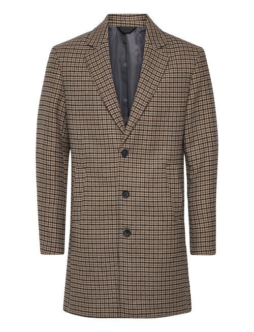 Jack & Jones Jjeharrison Wool Coat Sn Jack & J S Brown