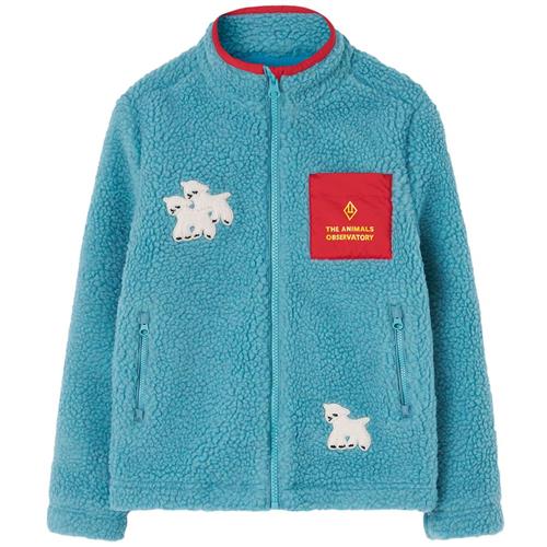 Se The Animals Observatory Shrew Fleecejakke Soft Blue | Blå | 3 years ved Babyshop