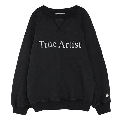 True Artist Sweatshirt Peat Black | Sort | 4-5 years