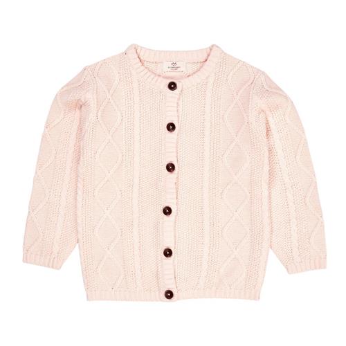 Copenhagen Colors Knitted Cardigan  Soft Pink | Lyserød | 50 cm