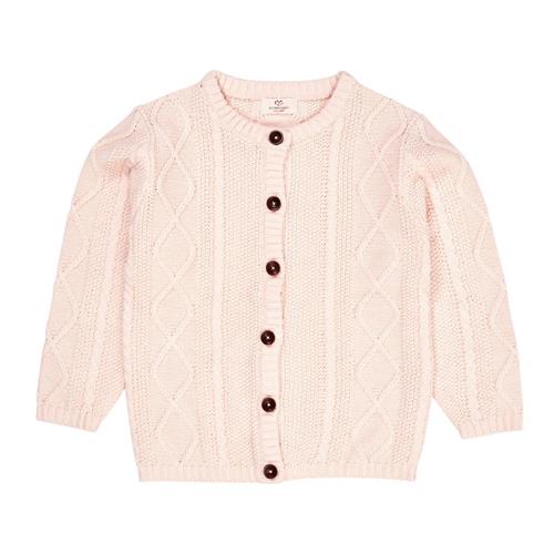 Copenhagen Colors Knitted Cardigan  Soft Pink | Lyserød | 50 cm