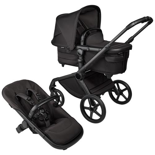 Se Bugaboo Bugaboo Fox 5 complete Noir Limited Edition  BLACK MOONLIGHT | Sort | 0-3 ved Babyshop