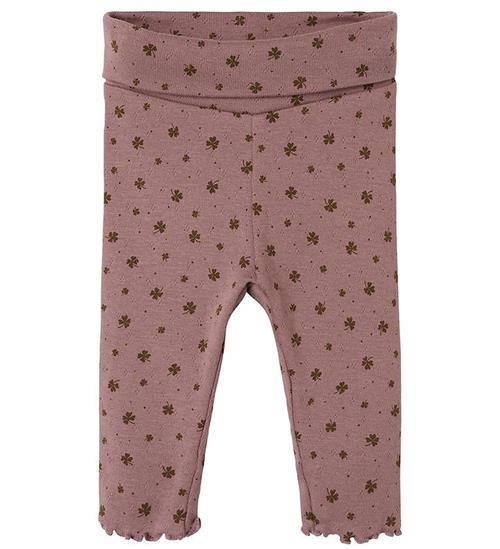 Se Name It Name It Leggings - NbfNoella - Twilight Mauve ved KidsWorld