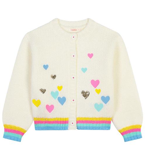 Se Billieblush Billieblush Cardigan - Strik - Ivory ved KidsWorld