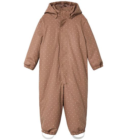 Lil Atelier Lil' Atelier Flyverdragt - PU - NmfLadry10 - Beaver Fur/AOP