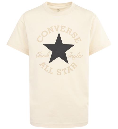 Se Converse Converse T-shirt - Dissected Chuck Patch - Natural Ivory ved KidsWorld