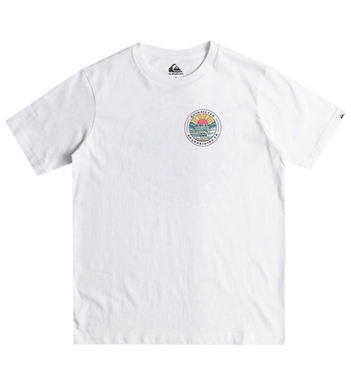 Se Quiksilver Quiksilver T-shirt - Lots Of Rights - Hvid m. Print ved KidsWorld