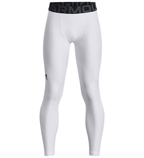 Se Under Armour Leggings - HG Amour - Hvid m. Sort ved KidsWorld